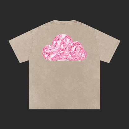 Pink Cloud Washed T