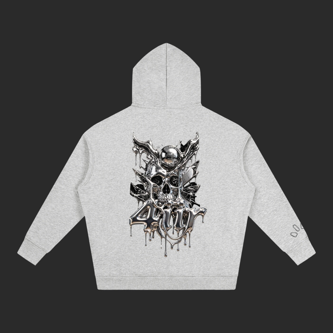 Oversize Fleeced Drip Hoodie