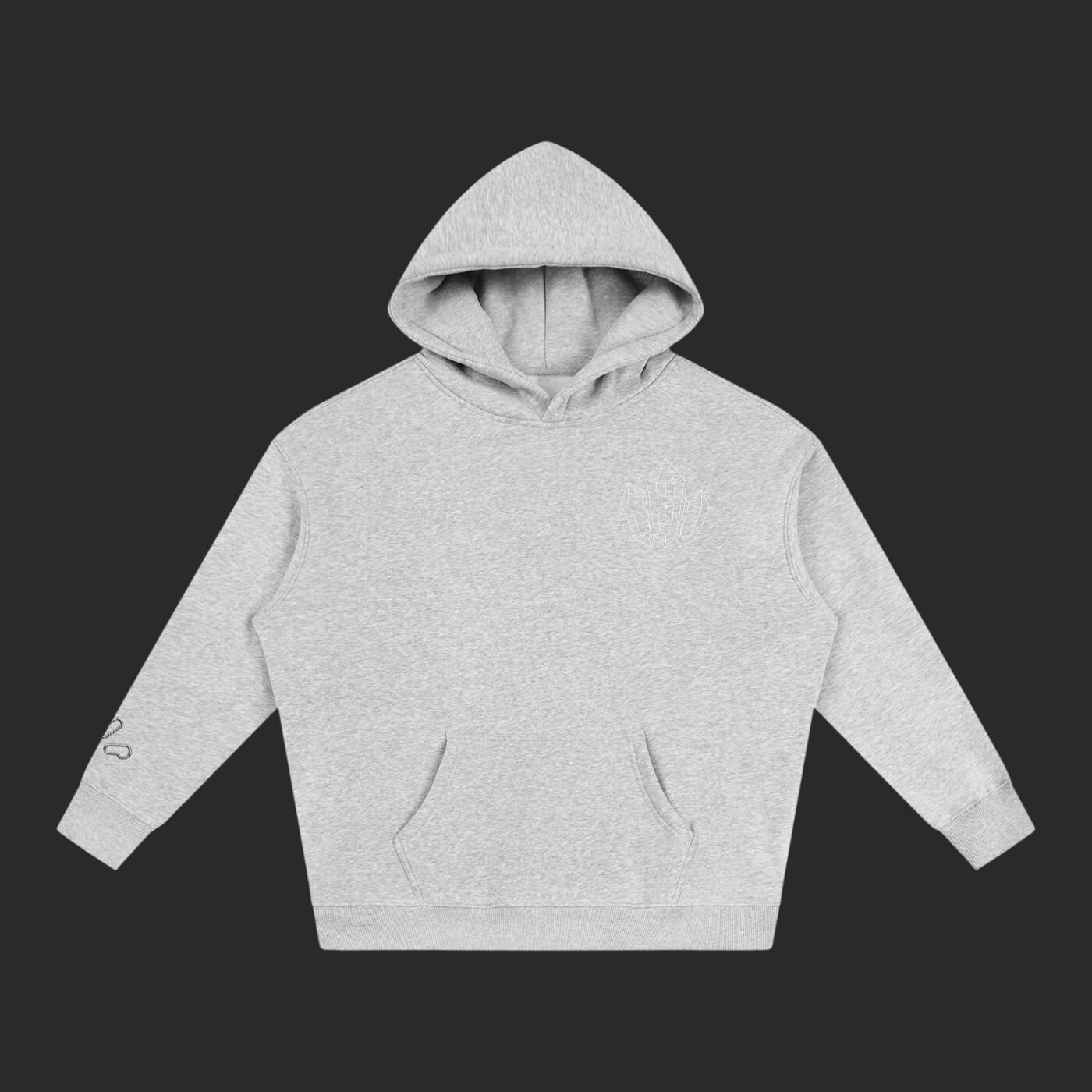 Oversize Fleeced Drip Hoodie