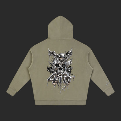 Oversize Fleeced Drip Hoodie