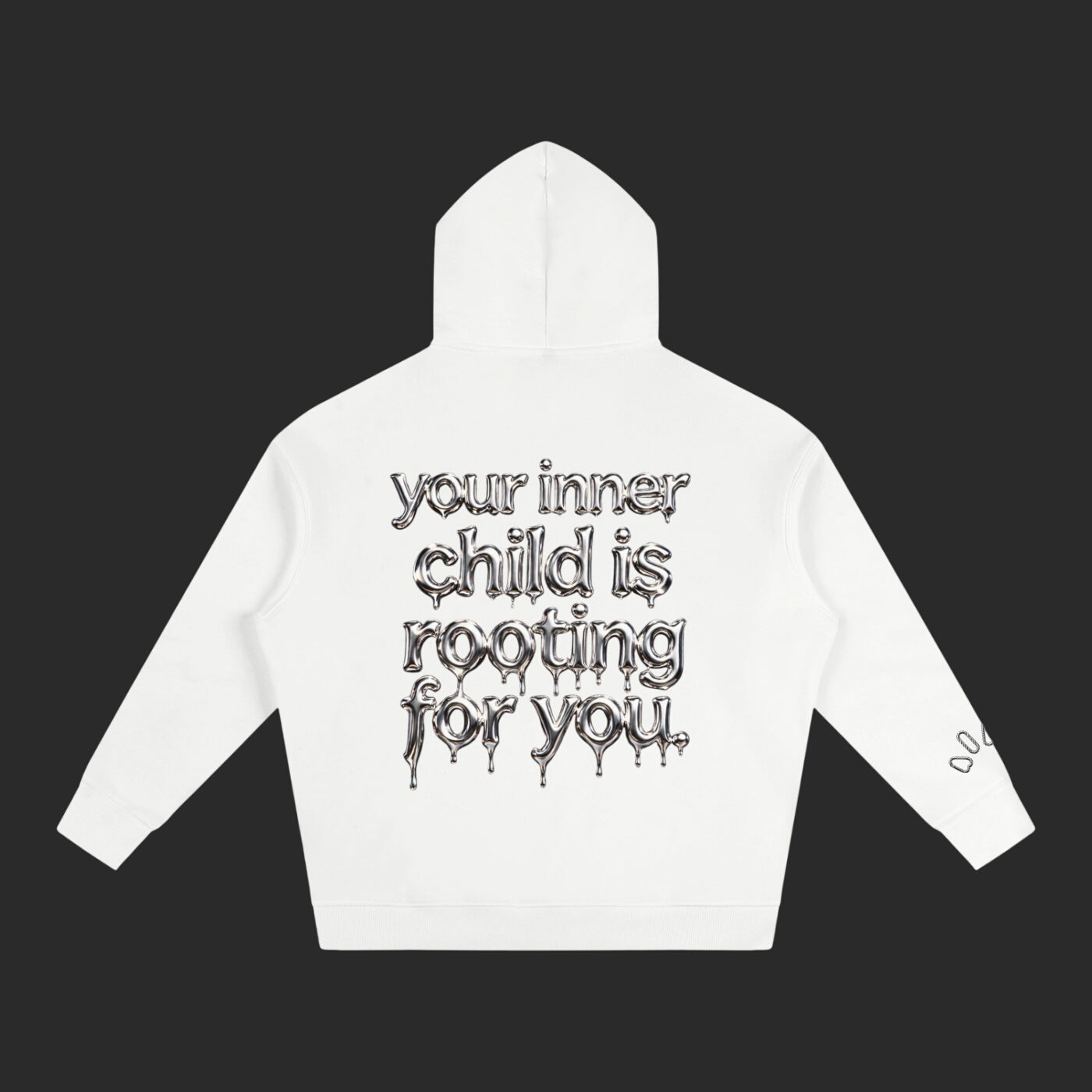 Oversize Fleeced Drip Hoodie