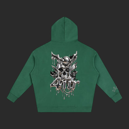 Oversize Fleeced Drip Hoodie