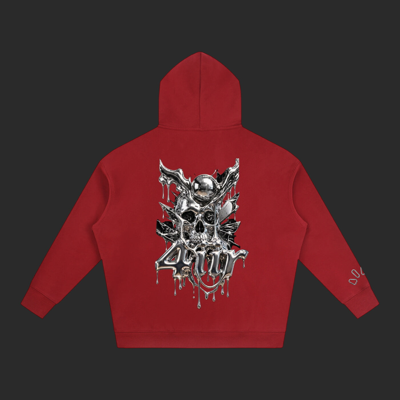 Oversize Fleeced Drip Hoodie