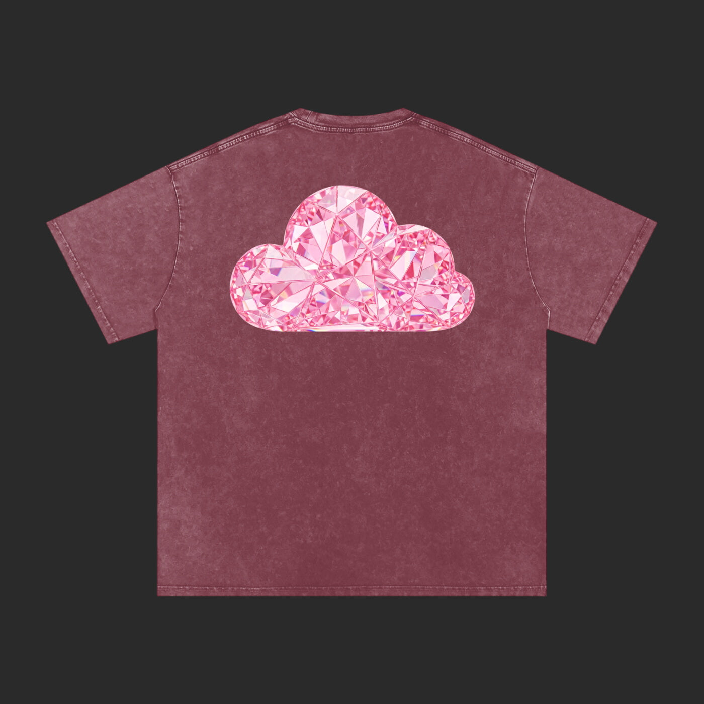 Pink Cloud Washed T