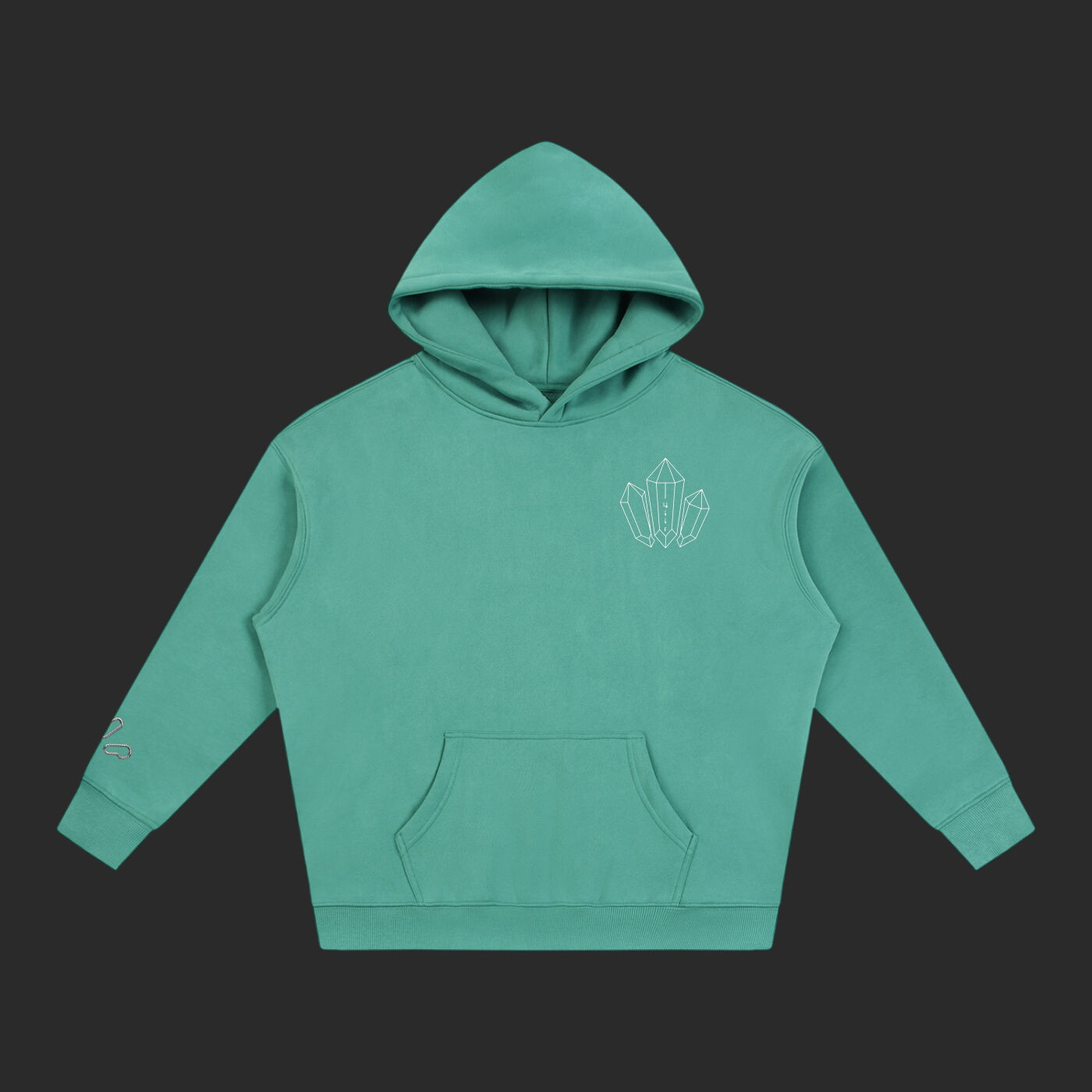 Oversize Fleeced Drip Hoodie