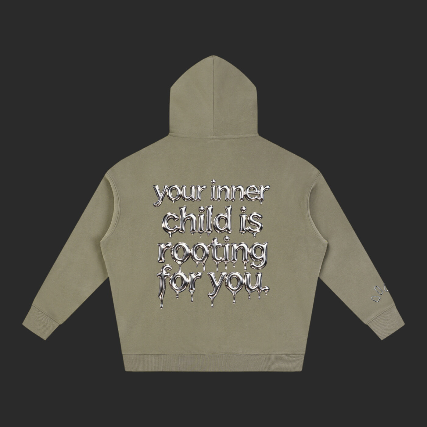 Oversize Fleeced Drip Hoodie