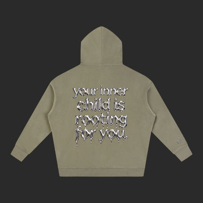 Oversize Fleeced Drip Hoodie