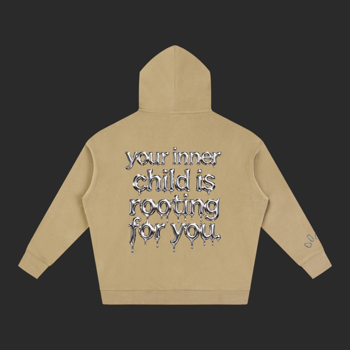 Oversize Fleeced Drip Hoodie