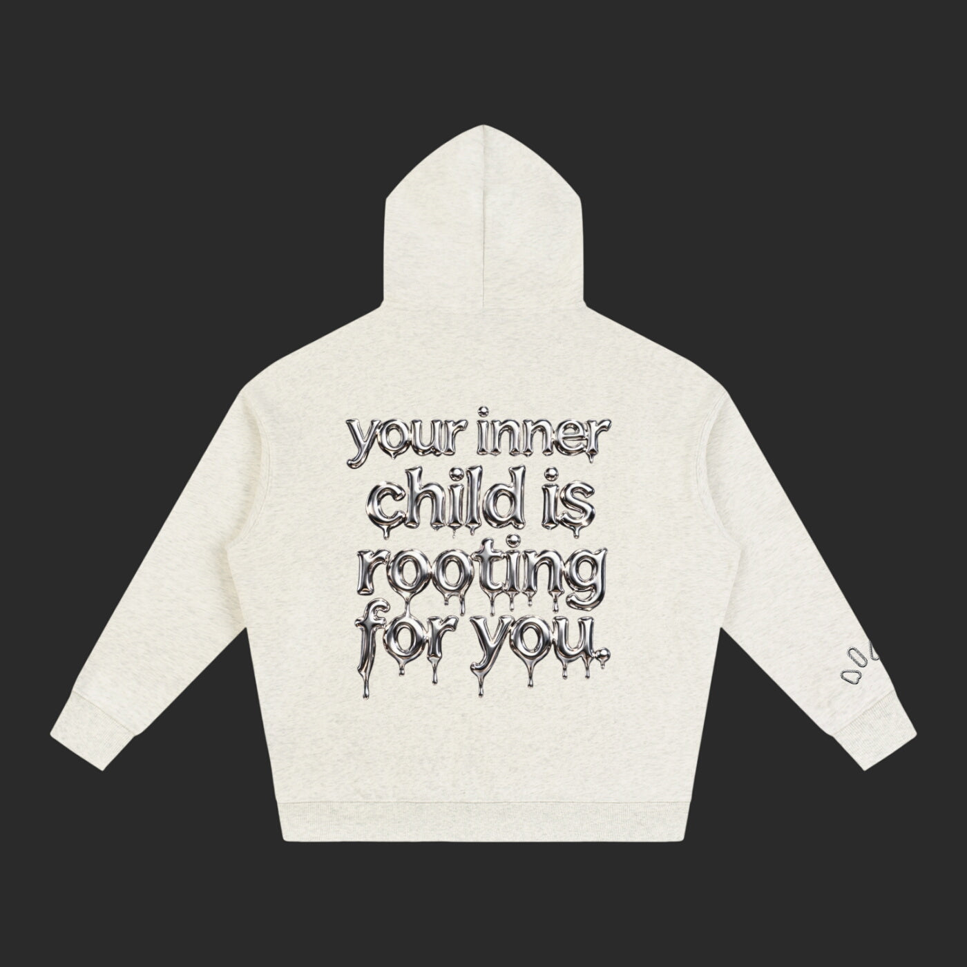 Oversize Fleeced Drip Hoodie