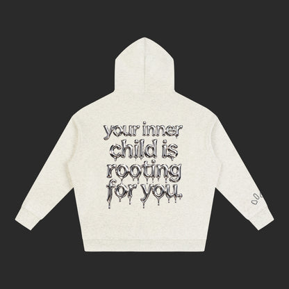 Oversize Fleeced Drip Hoodie