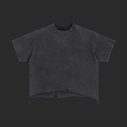 Vintage Wash Boxy Distressed Drip T