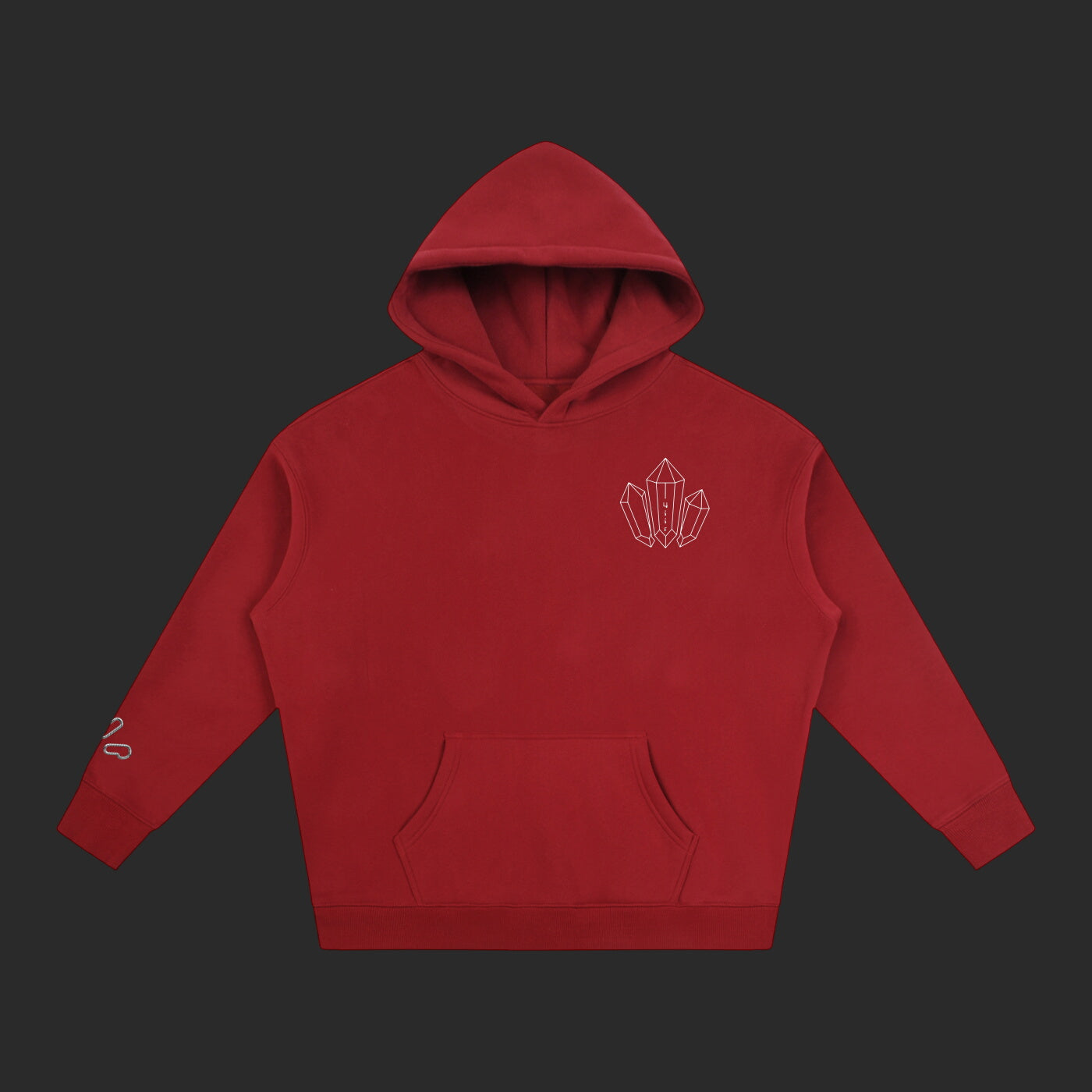 Oversize Fleeced Drip Hoodie