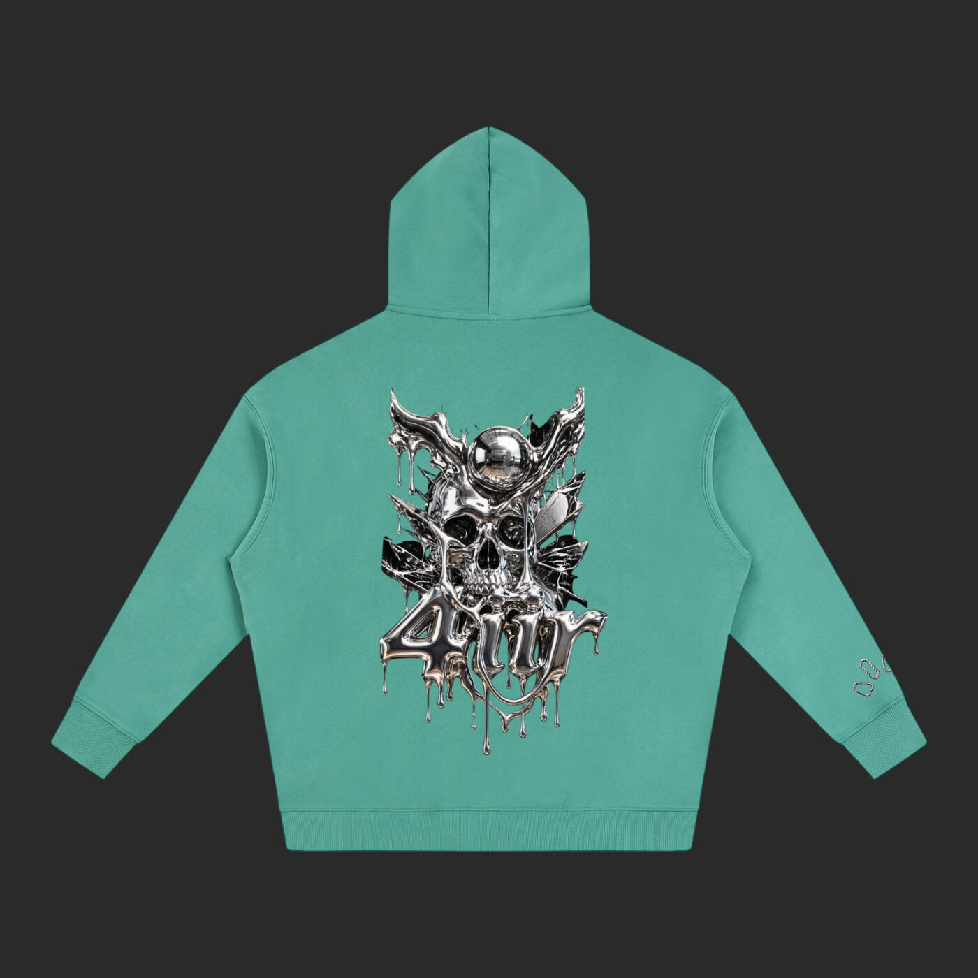 Oversize Fleeced Drip Hoodie