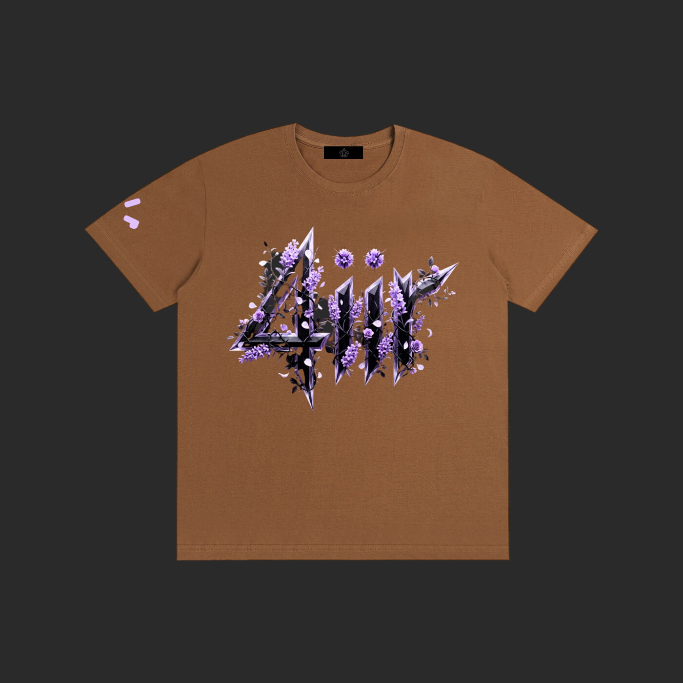 Purple Floral 4iir T