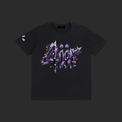 Purple Floral 4iir T