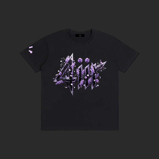 Purple Floral 4iir T