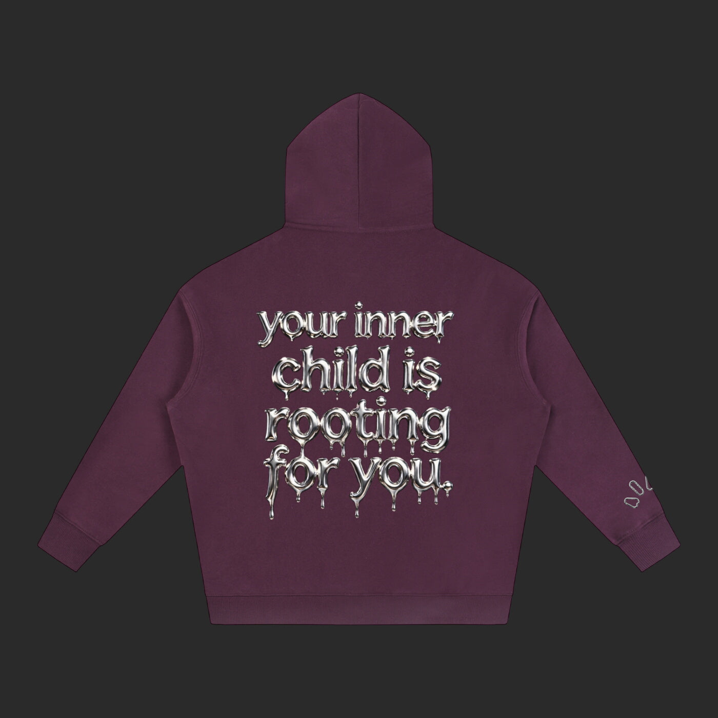 Oversize Fleeced Drip Hoodie