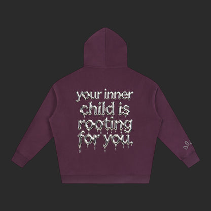 Oversize Fleeced Drip Hoodie