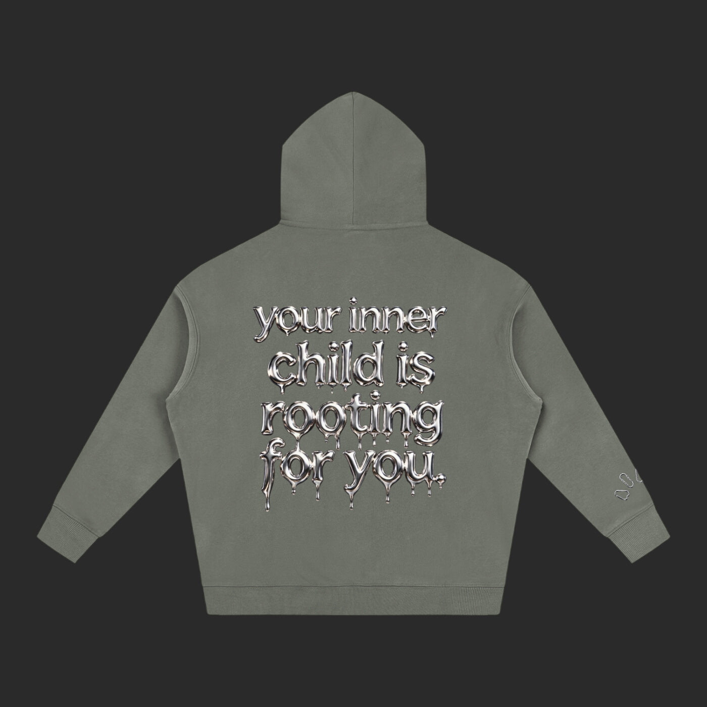 Oversize Fleeced Drip Hoodie