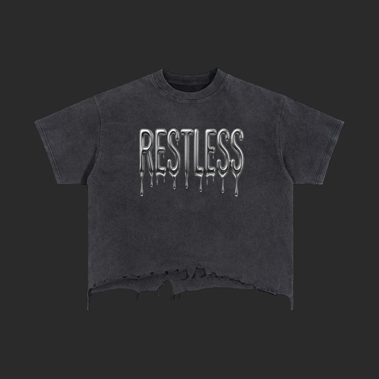 Restless Boxy Distressed T