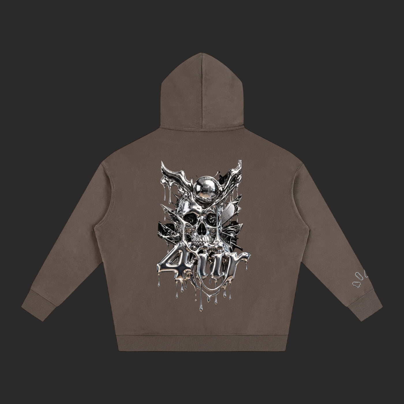 Oversize Fleeced Drip Hoodie
