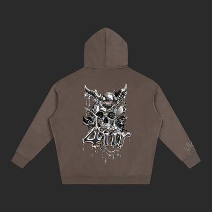Oversize Fleeced Drip Hoodie