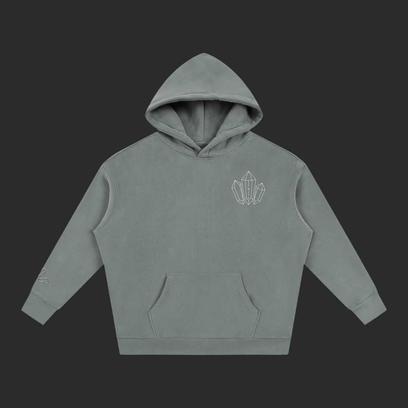 Oversize Fleeced Drip Hoodie