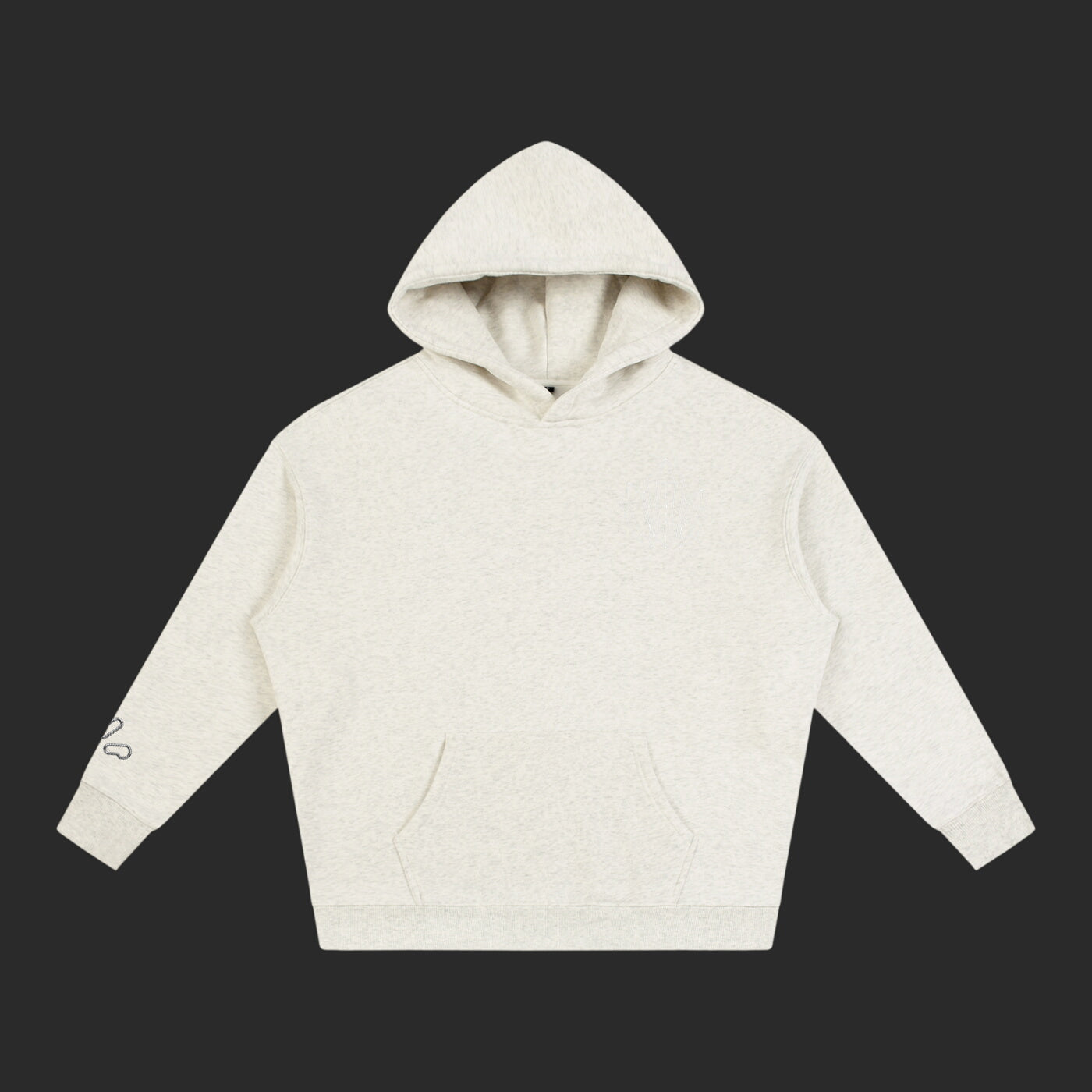 Oversize Fleeced Drip Hoodie