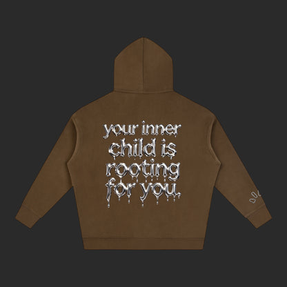 Oversize Fleeced Drip Hoodie