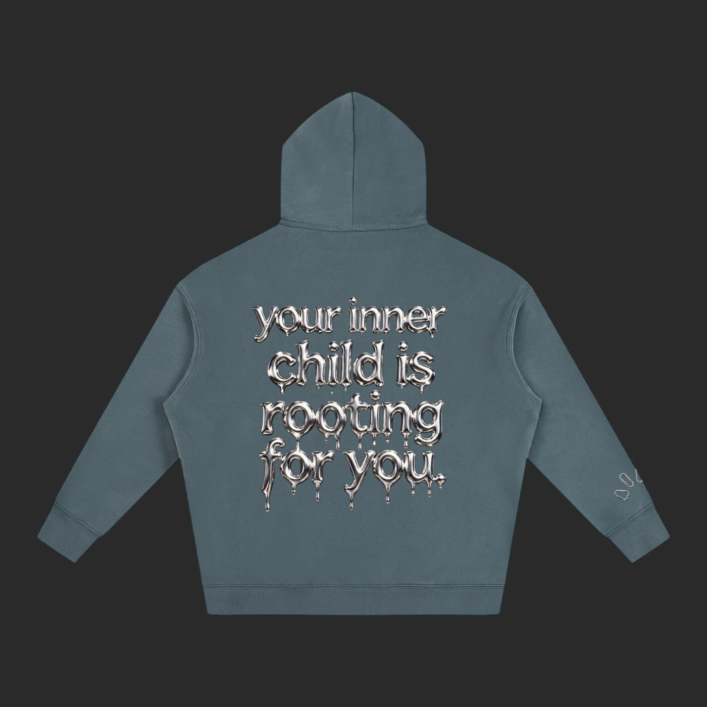 Oversize Fleeced Drip Hoodie