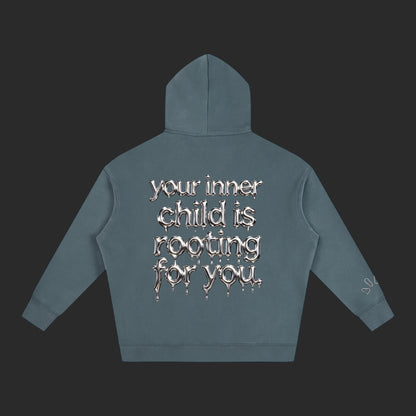Oversize Fleeced Drip Hoodie