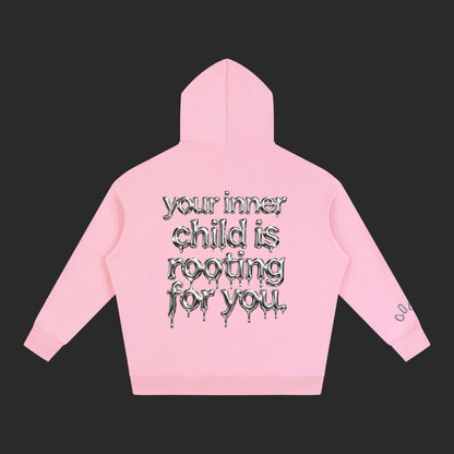 Oversize Fleeced Drip Hoodie