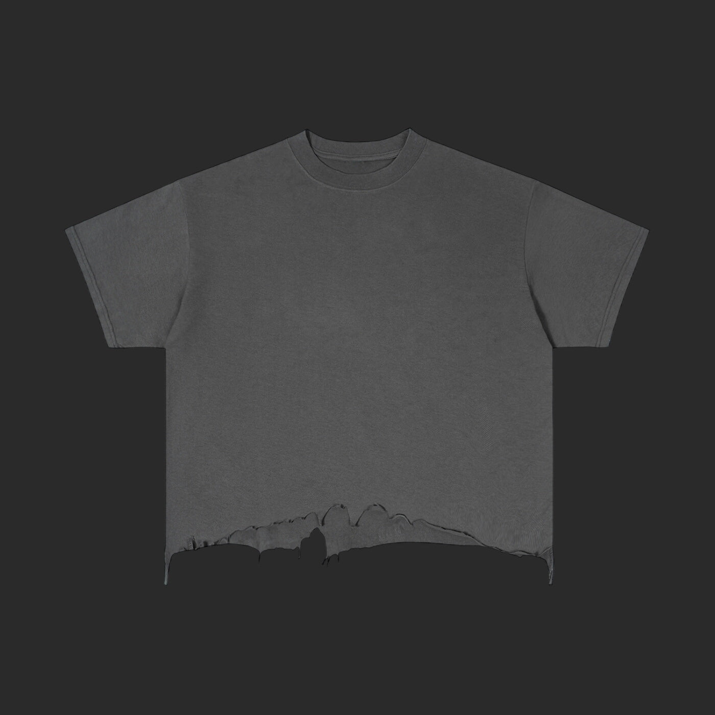 Vintage Wash Boxy Distressed Drip T