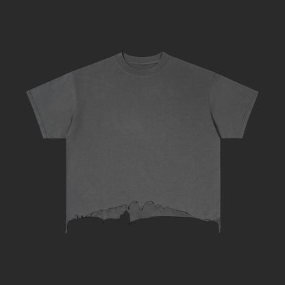 Vintage Wash Boxy Distressed Drip T