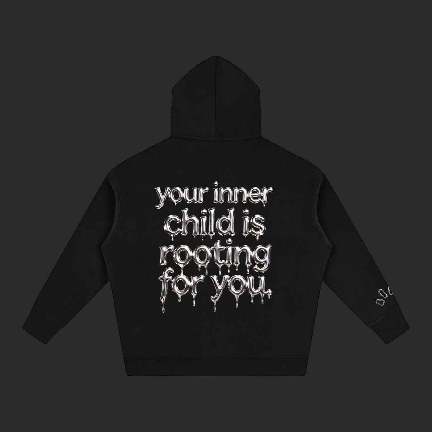 Oversize Fleeced Drip Hoodie