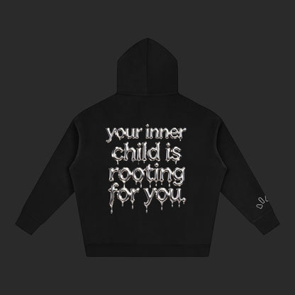 Oversize Fleeced Drip Hoodie