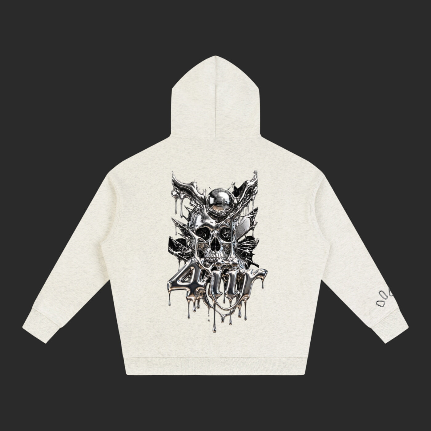 Oversize Fleeced Drip Hoodie
