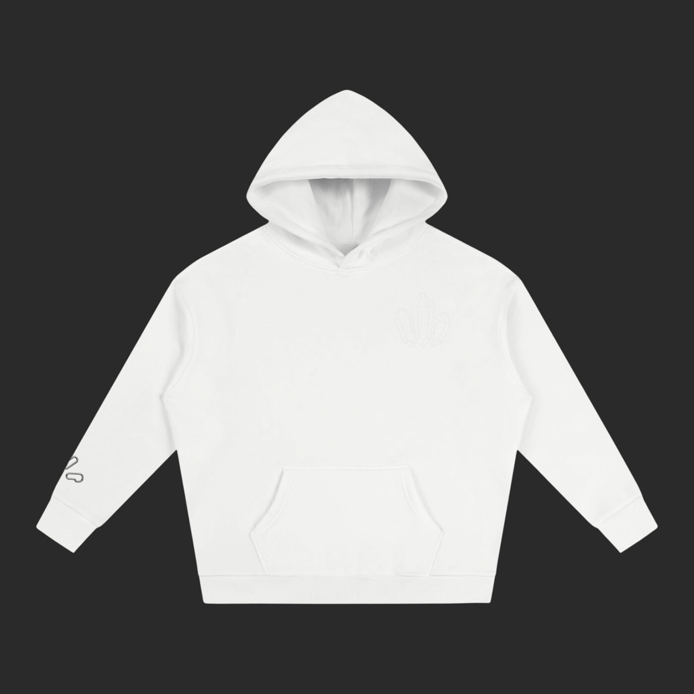 Oversize Fleeced Drip Hoodie