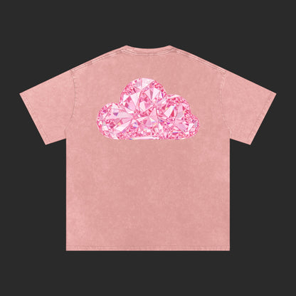 Pink Cloud Washed T