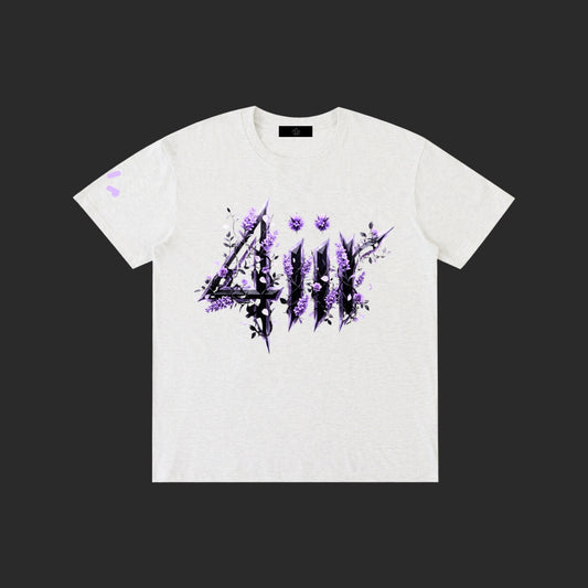 Purple Floral 4iir T