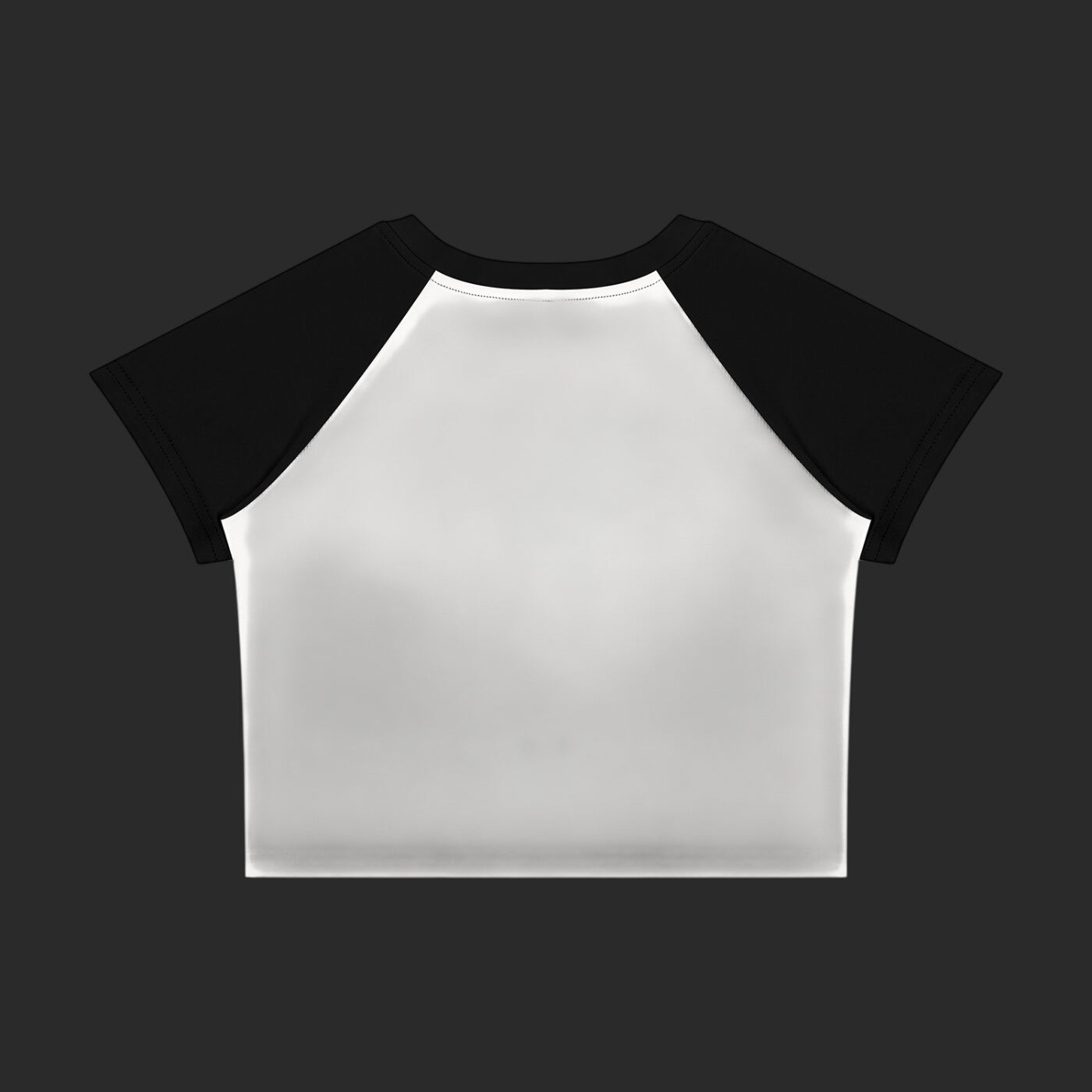Melt My Heart Crop Block Baby T