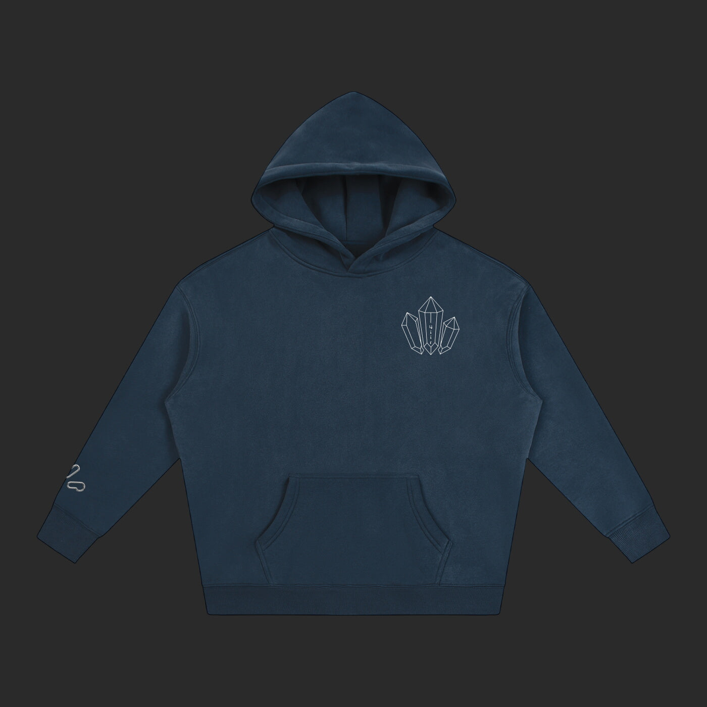Oversize Fleeced Drip Hoodie