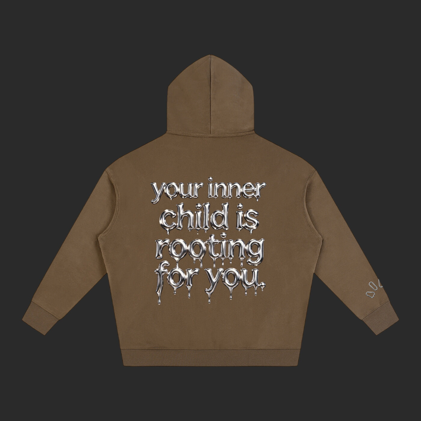 Oversize Fleeced Drip Hoodie