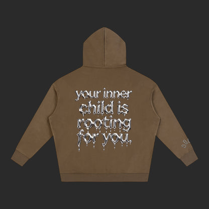 Oversize Fleeced Drip Hoodie