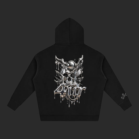 Oversize Fleeced Drip Hoodie