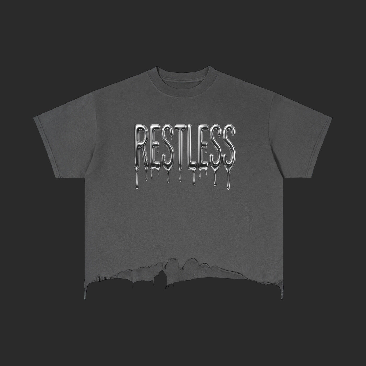 Restless Boxy Distressed T