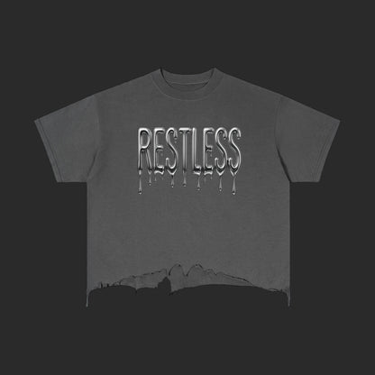 Restless Boxy Distressed T