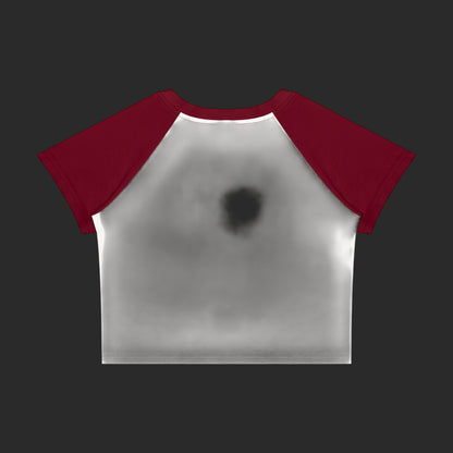 Melt My Heart Crop Block Baby T