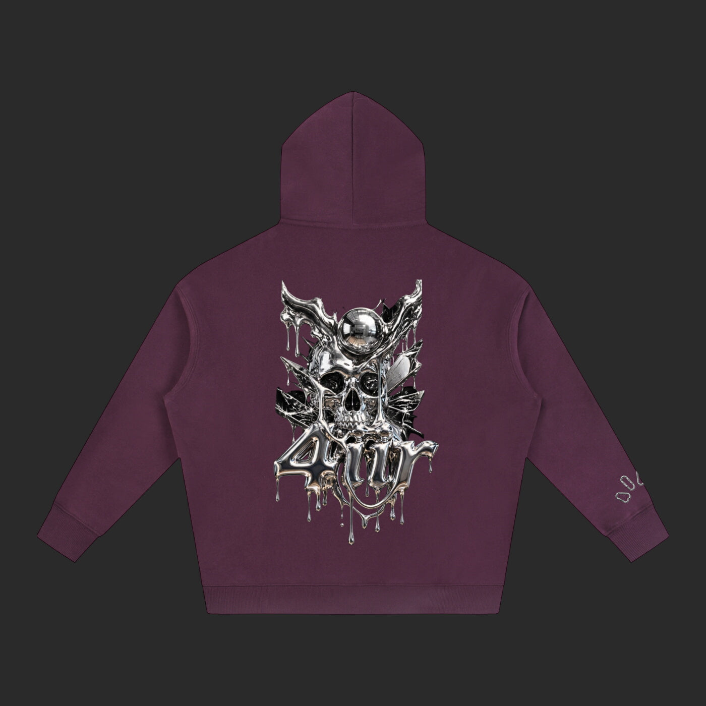 Oversize Fleeced Drip Hoodie