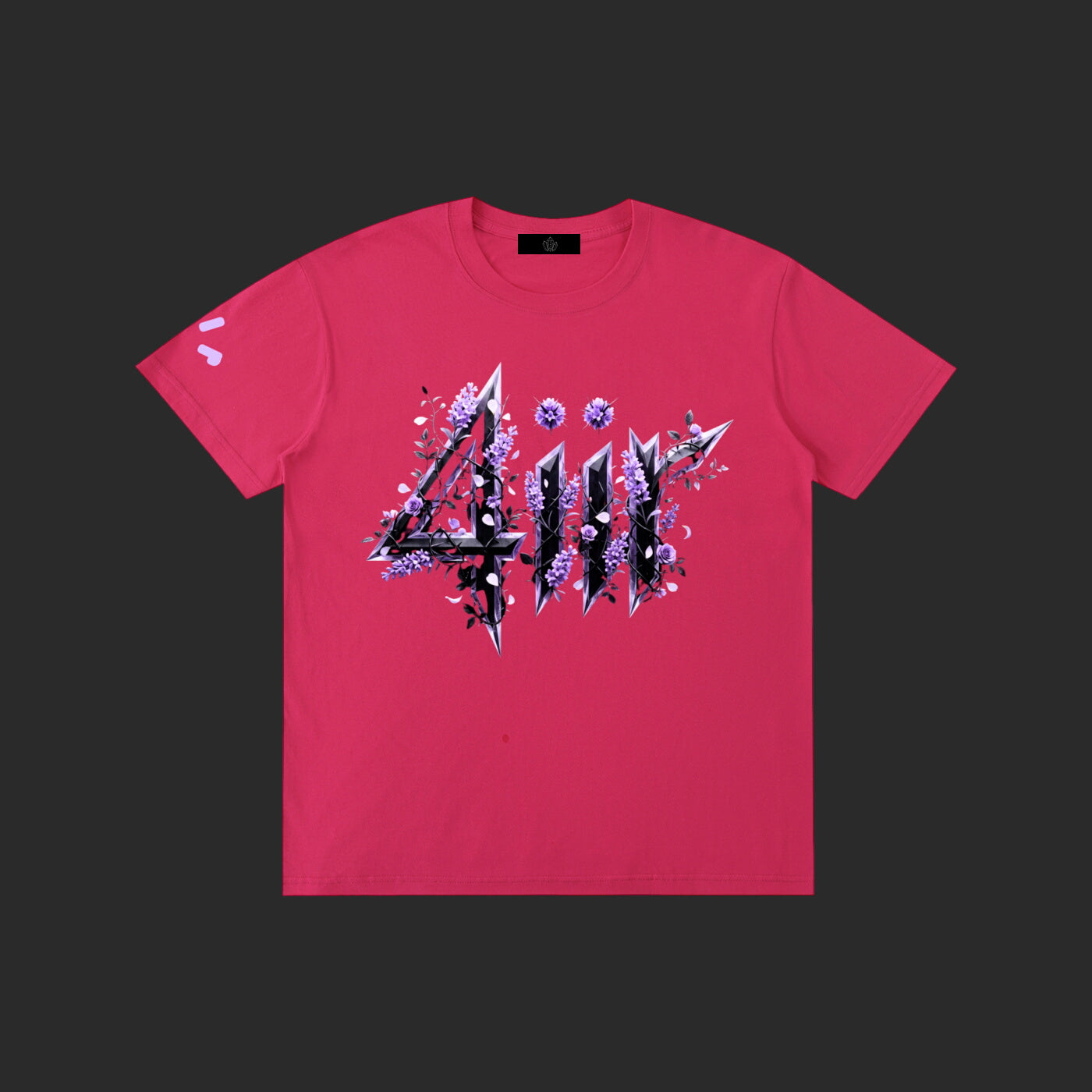 Purple Floral 4iir T